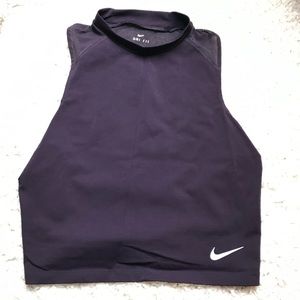 Nike workout top purple size medium